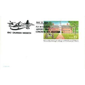 Wren Building College Of William And Mary Postcard Travel Souvenir Unposted 1942